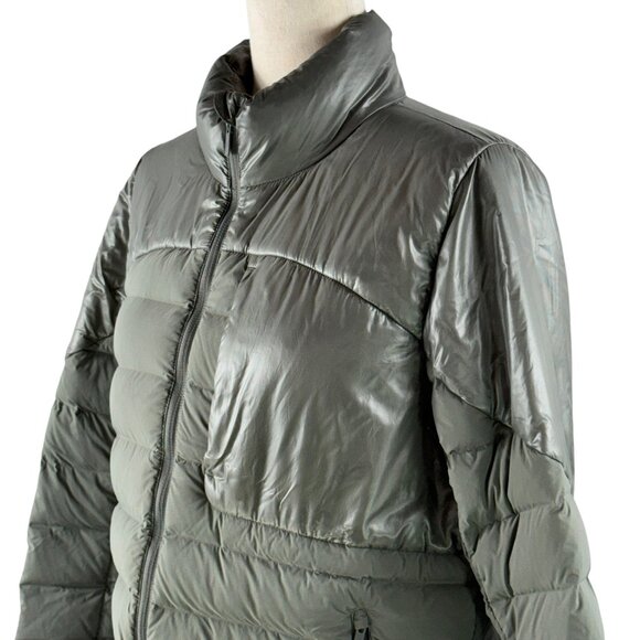 Lululemon Navigation Stretch Down Jacket in Gray Sage Size 8 - Picture 11 of 16